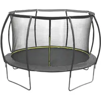 Kynast Garten Trampolin 366 cm inkl. Sicherheitsnetz schwarz