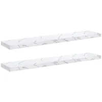 VidaXL Wandregal 120 x 23,5 x 4 cm Weiß