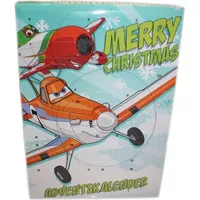 Disney PLOR8020 Planes Adventskalender mit 24 Schrein Merry Christmas Weihnachten