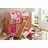 90 x 200 cm Buche massiv natur rosa-pink