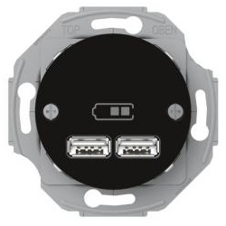 ELSO Renova USB Ladestation, schwarz