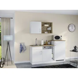 kochstation Küchenzeile KS-Mali 170 cm weiß