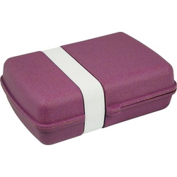 Capventure Lunchbox, biologisch abbaubarem Bambus, Mais, künstliches Harz lila