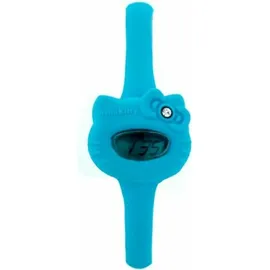 HELLO KITTY hk7123l-12 27 mm Gehäuse Blau Silikonarmband Blau