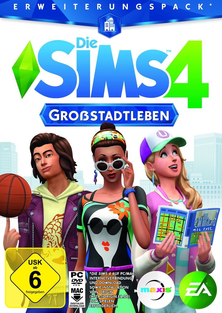 Die Sims 4 - Großstadtleben  (Add-On) - CD-ROM DVDBox