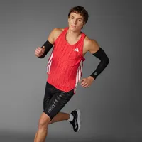 Adidas Adizero Singlet - Semi Lucid Red / Pure Ruby 2XL