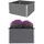 vidaXL Garten-Hochbeet WPC 100 x 100 x 54 cm Grau