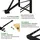 Natural Goods Berlin Bierzeltgarnitur 2er Set klappbar 70 cm x 42 cm