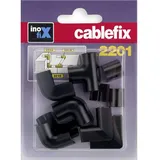 cablefix 3210_schwarz Kabelkanal Stoß-Stellenverbindung 10 St. Schwarz