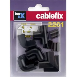 cablefix 3210_schwarz Kabelkanal Stoß-Stellenverbindung 10 St. Schwarz