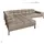 KAWOLA Ecksofa NELSON grau Leder Relaxfunktion