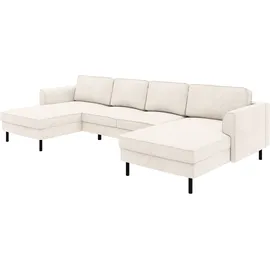 Home Affaire Wohnlandschaft Cord 305 cm 3-Sitzer beige