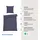 SCHIESSER Molly Uni Indigo 135 x 200 cm + 80 x 80 cm