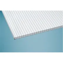 Scobalit Polycarbonat Hohlkammerplatte 25 mm 980 x 3500 mm Opal-Weiß