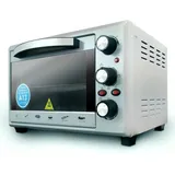 Grunkel HR-28SILVER, Manuelle Reinigung 28L 49cm Umluft Grill Silber