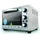 Grunkel HR-28SILVER, Manuelle Reinigung 28L 49cm Umluft Grill Silber