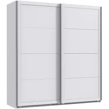 möbel-direkt.de Schwebetürenschrank Chalet 180 x 208 x 65 cm Weiß
