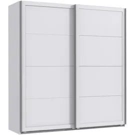 möbel-direkt.de Schwebetürenschrank Chalet 180 x 208 x 65 cm Weiß