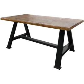 MASSIVMOEBEL24.DE Altholz 220 x 76 x 100 cm mehrfarbig