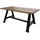 MASSIVMOEBEL24.DE Altholz 220 x 76 x 100 cm mehrfarbig