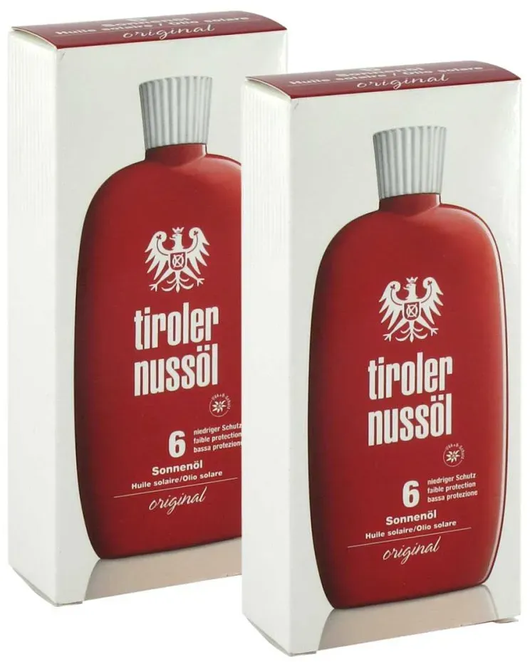 Tiroler Nussöl Original sonnenöl Wasserfest Lsf 6