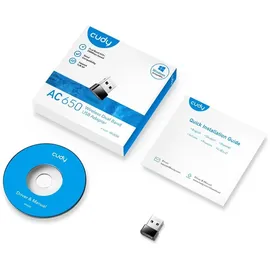 Cudy WU650 AC650 Wi-Fi Mini USB Adapter
