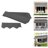 HAEKEBC Einziehbar Ersatzstoff Klemmmarkise Ersatz Markisestoff Gelenkarm Markise Klemmmarkise Balkon Terrassenmarkise Markisentuch Markisenbespannung(13x8ft/400x250cm)