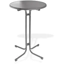 DEMA Treviso Bistrotisch Ø 70 x 100 cm Anthrazit