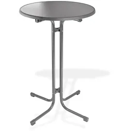 DEMA Treviso Bistrotisch Ø 70 x 100 cm Anthrazit