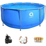 Avenli Frame Pool 366 x 122 cm Classic | | Rundpool mit Zubehör