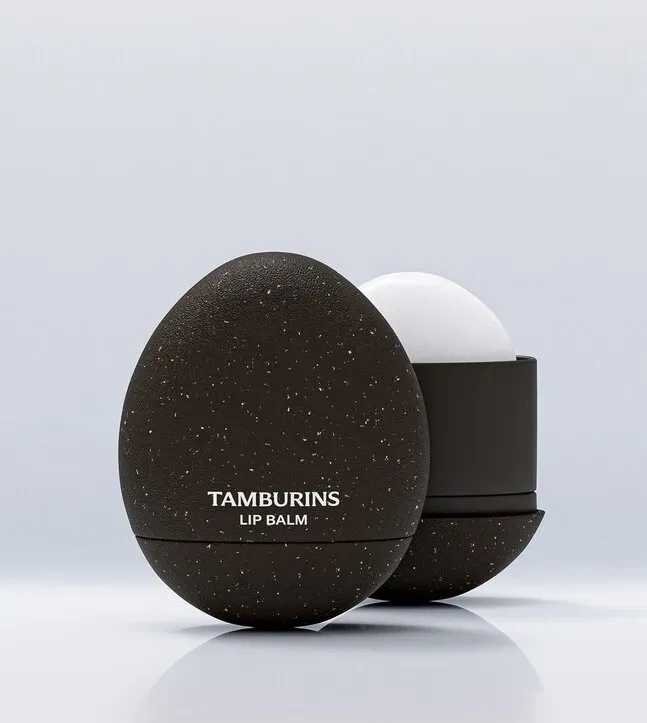 TAMBURINS Eier-Lippenbalsam Holzgrün 5 g