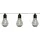 Star Trading LED-Lichterkette 4,05 m Schwarz/Transparent/Grau/Anthrazit