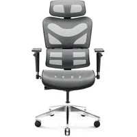 Diablo Chairs V-Commander Netzstoff Schwarz/Grau