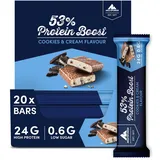 Multipower 53% Protein Boost Cookies & Cream Riegel 20 x 45 g