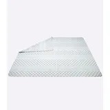 Heine Tagesdecke 240 x 250 cm Grau/Weiß