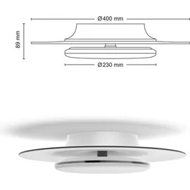 Philips Garnet Deckenleuchte LED, 8720169195196,