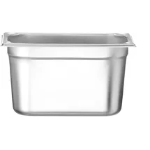 HENDI GN-Behälter Kitchen Line, GN1/4 mit 4 Liter aus Edelstahl
