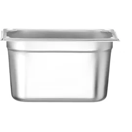 HENDI GN-Behälter Kitchen Line, GN1/4 mit 4 Liter aus Edelstahl
