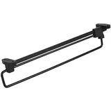 HXFAFA Garderobenauszug, Kaltgewalzter Stahl + ABS, Kleiderhaken, Schrankauszug, für Schrank-Organizer, 26cm/31cm/35,5cm/40,5cm/46cm/50,5cm, Schwarz