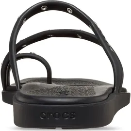Crocs Miami Studded Toe Loop Sandalen, Black, 37/38 EU