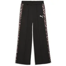 Puma T7 Animal Relaxed High Waist Jogginghose Schwarz 140