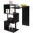 Woltu Bartisch 134 x 112 x 38 cm Schwarz