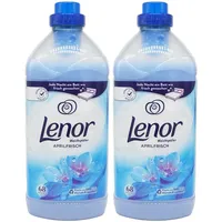 2x Lenor Weichspüler APRILFRISCH 1,7L XXL 68 WL Frühling Bergamotte Chypre Duft