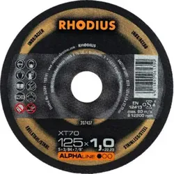 RHODIUS Trennscheibe XT70 115 x 1,0mm gerade