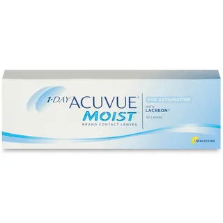 Acuvue Johnson & Johnson 1-Day Acuvue Moist for Astigmatism (30 Linsen) PWR:3.5, BC:8.5, DIA:14.5, CYL:-0.75, AXIS:10