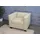 MCW Sessel Lille Kunstleder 75 x 75 x 75 cm Beige mit Rollen