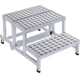 Günzburger Steigtechnik MUNK 50411 Aluminium Treppe Erweiterunsmodul Arbeitshöhe (max.): 2.4m Silb