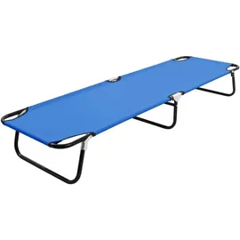 vidaXL Klappliege 190 x 58 x 28 cm Blau