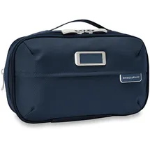 Briggs & Riley Baseline Toilettenartikel-Set, Marineblau, 11 Inch Expandable Essentials Toiletry Kit