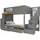 Okwish Etagenbett 90 x 200 cm Kiefer grau